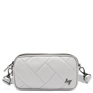 Lug Women's Coupe XL Matte Luxe VL Convertible Crossbody Bag in Gray Silver